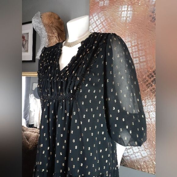 Zara Voluminous Chiffon Mini Dress - Picture 13 of 13